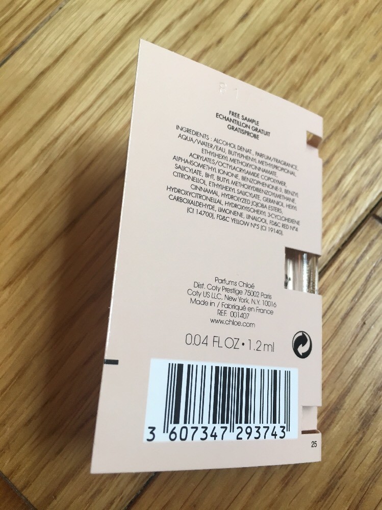 2 X Chloe Eau De Parfum 12ml Travel Mini Sample Spray For Sale