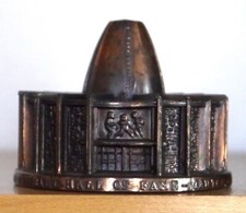 PRO FOOTBALL HALL OF FAME Canton Ohio Vintage Metal Souvenir Building