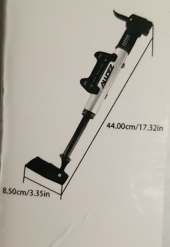 ALUDEZ Fahrrad Mini tragbare leichte Aluminiumlegierung Luftpumpe Mini Fahrradpumpe - Bild 3 von 4