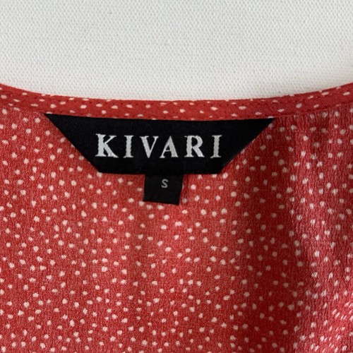 Kivari Tie Front Asymmetrical Wrap Dress Size 8 Boho Gypsy Western Retro Hippie - Picture 9 of 11