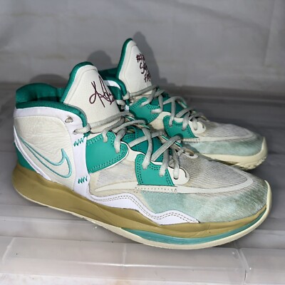 Mens NIKE Kyrie Infinity  Keep Sue Fresh  Sea Glass Sneakers Size US 9.5 #31328
