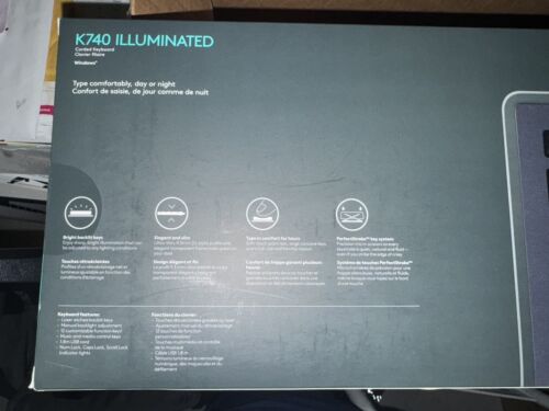 Logitech Illuminated Ultrathin Keyboard K740 with Laser-Etched Backlit Keyboard - Picture 2 of 3