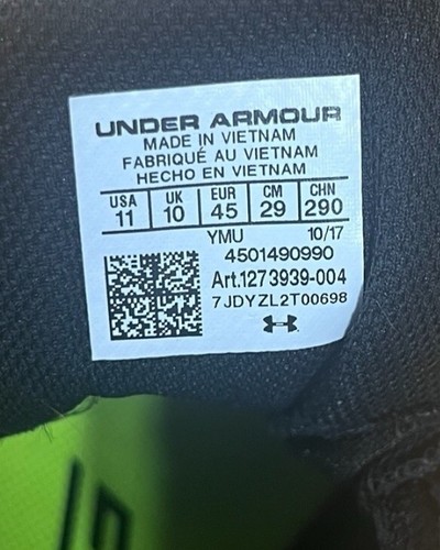 Under Armour Kick Sprint Spike Men's Track and Field Shoes Size 11 - Picture 3 of 5
