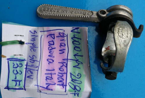 GIAN ROBERT SINGLE DOWN TUBE SHIFTER VERY GOOD STATE LEVA COMANDO - Picture 11 of 12