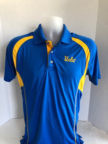 UCLA Bruins Polo Shirt Womens Small Champion Brand Front Logo Athletic Style
