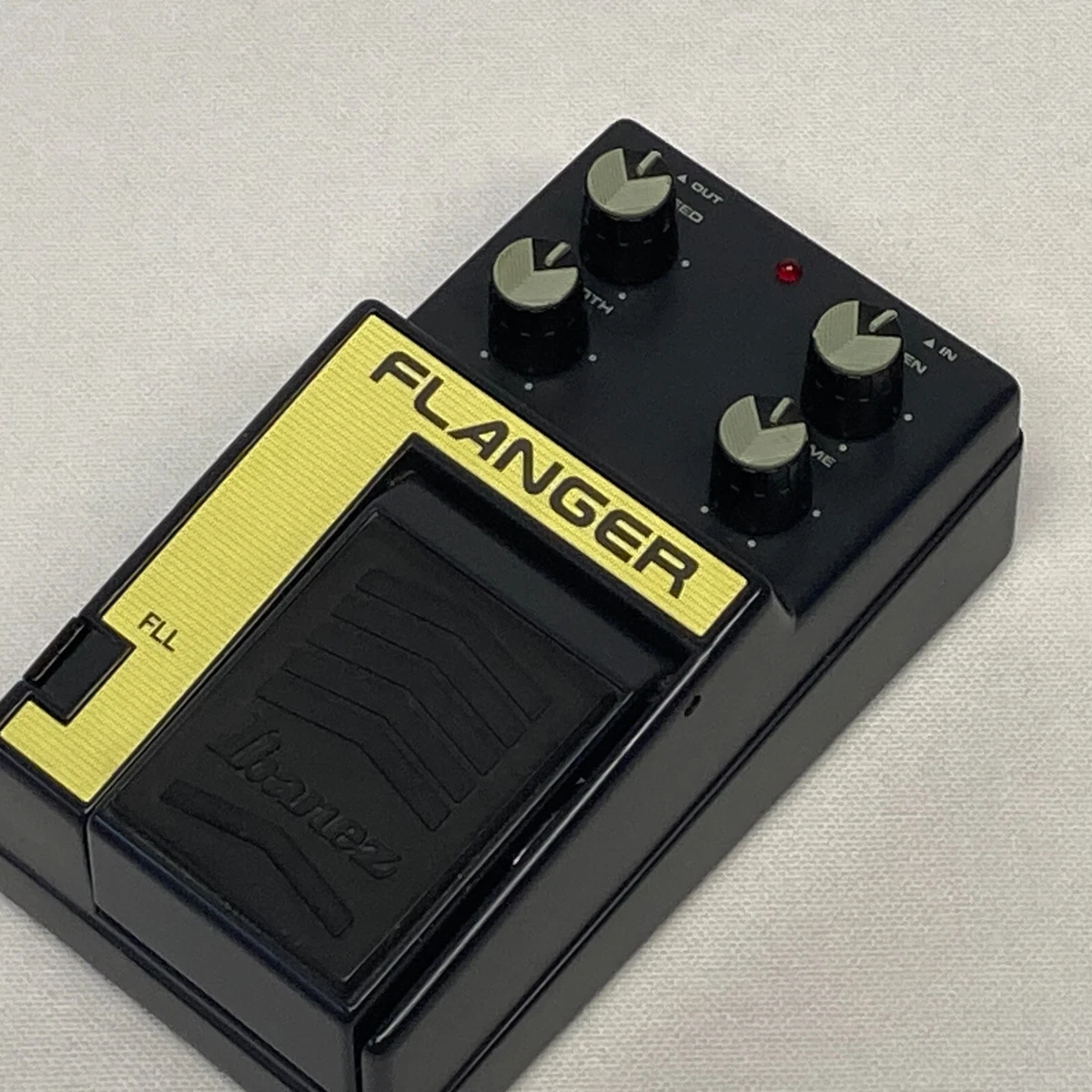 Vintage 1985 Ibanez FLL Flanger Yellow Guitar Effects Pedal - Rare