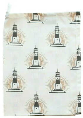 Geschirrtuch Küchentuch 50 x 70 cm Baumwolle Leuchtturm Light House Krasilnikoff