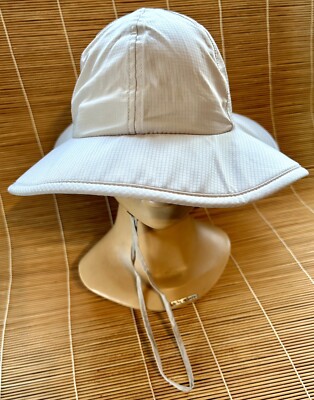 Columbia Wide Brim Booney Sun Hat Water Repellent Women Hiking Cap Tan OS 