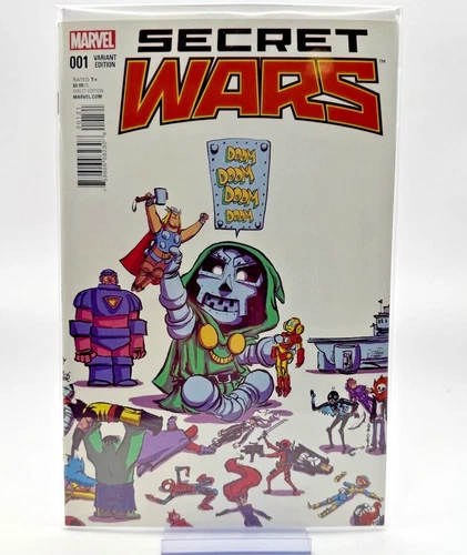 Secret Wars #1 2015 | Cvr B Scottie Young Doom Variant | NM🔑