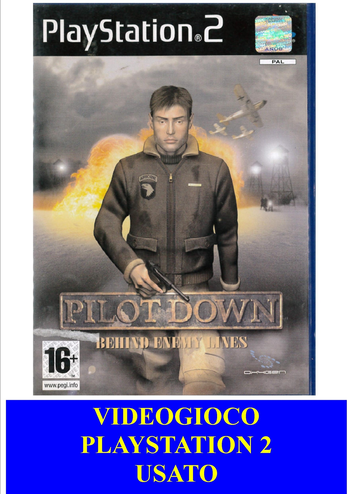 PILOT DOWN BEHIND ENEMY LINES PS2 - USATO  SPARATUTTO