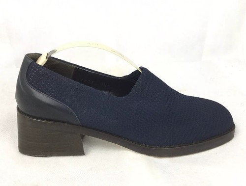 Donald Pliner Navy Blue Heel Slip On 
