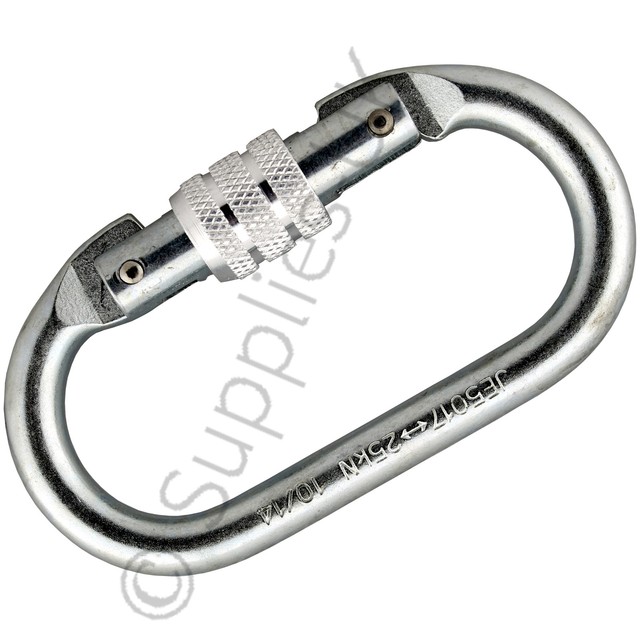 Screwgate Karabiners, 25kN Carabiners, Rock Climbing, Caving