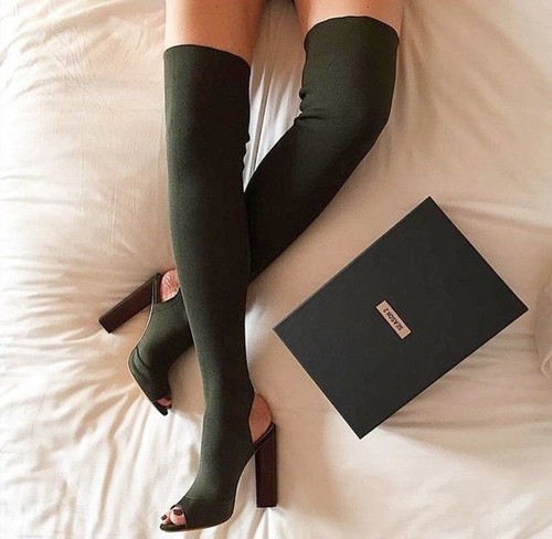 Yeezy Season 2 High Knit Boots MILITARY 