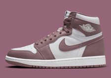 Nike Air Jordan 1 Retro High OG Shoes Mauve White DZ5485-105 Mens Size 13