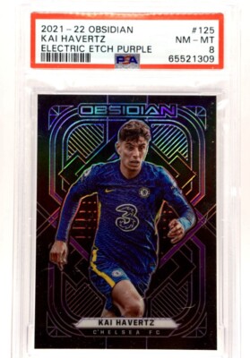 2023-24 Panini Obsidian - Electric Etch Purple #125 Kai Havertz