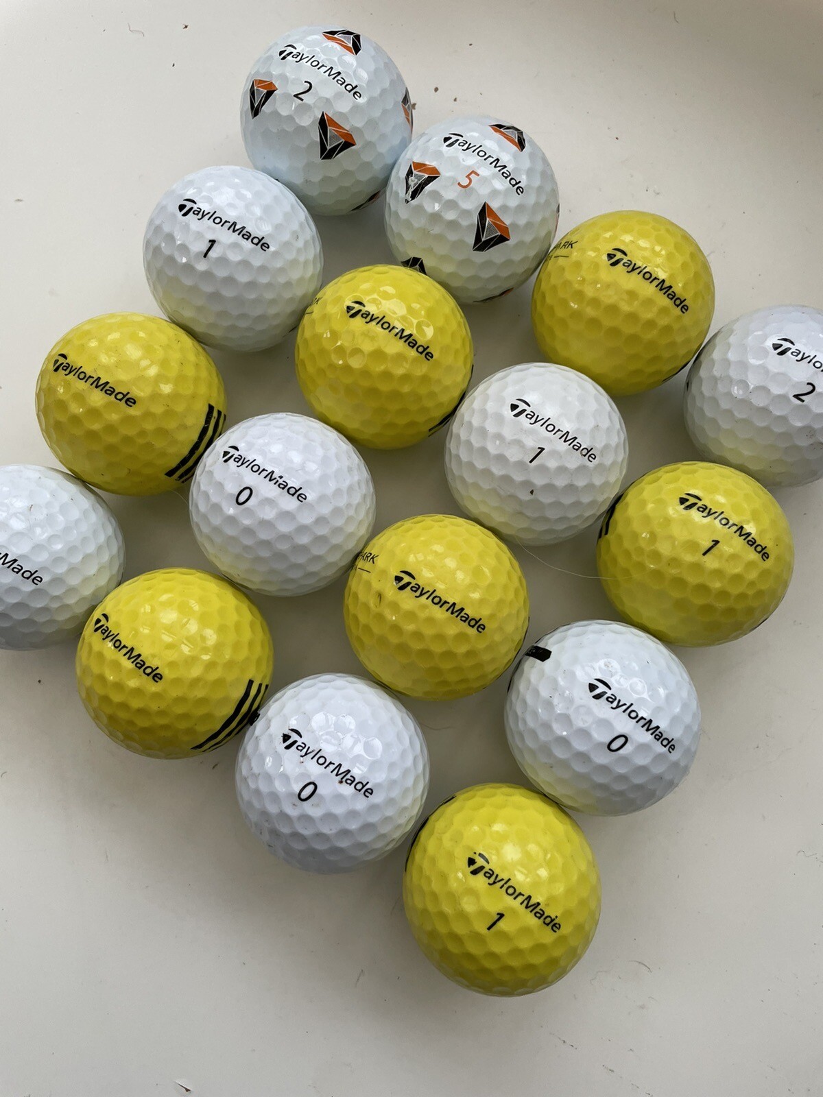 16 x Grade A Reclaimed Taylormade Golf Balls eBay
