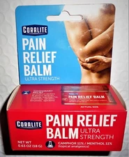 Coralite Ultra Strength Pain Relief Balm, Lot of 1, 2, 4, 6  (0.63 oz / 18 gr) *