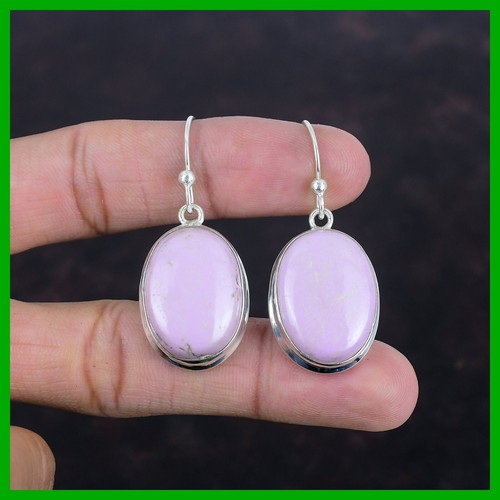 Mothers day Deal 925 Silver Phosphosiderite Gemstone New Dangle Earrings Jewelry - Picture 3 of 7