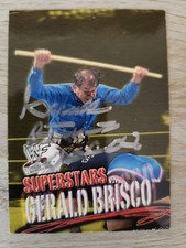 GERALD BRISCO SIGNED CARD AUTOGRAPHED WWF WWE