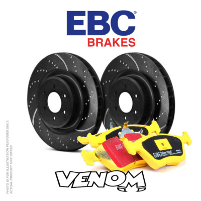 EBC Bremsensatz Scheiben & Beläge hinten für Dodge Challenger 6.1 2008-2011