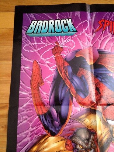 badrock and spiderman promo poster 1996 - Picture 3 of 7