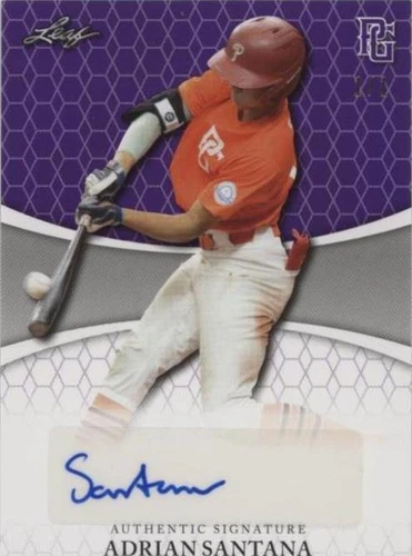 2022 Leaf Perfect Game National Showcase - Adrian Santana #BA-AS1