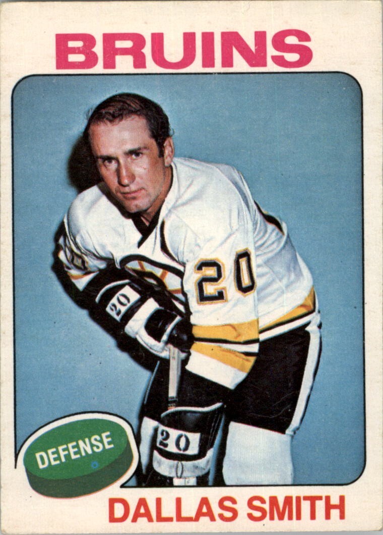 1975-76 O-PEE-CHEE HOCKEY #118 DALLAS SMITH BOSTON BRUINS