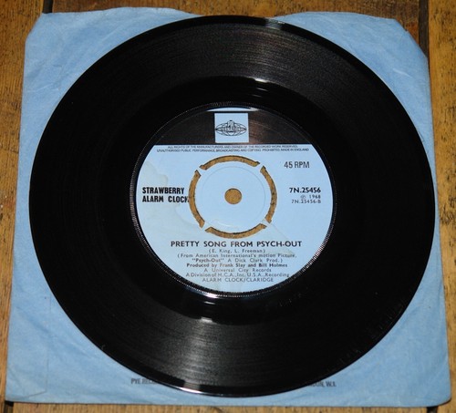 STRAWBERRY ALARM CLOCK ~ SIT WITH THE GURU b/w PRETTY SONG ~ UK PYE 7" 1968 - Picture 7 of 8