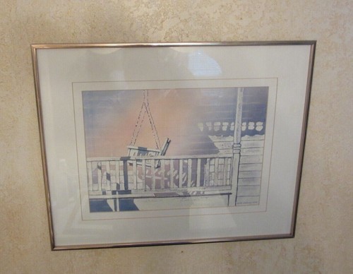 ORIGINAL WATERCOLOR PAINTING MISSOURI ARTIST ELOISE DELAVAL MSW AMERICAN ART WOW - Picture 11 of 12