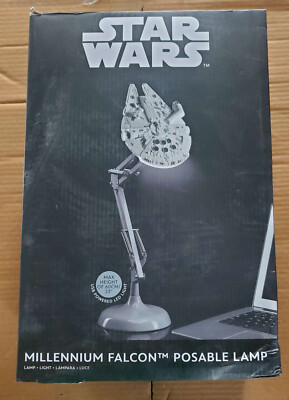NEW IN OPENED BOX - Disney Star Wars Millenium Falcon Lamp - Han Solo Chewbacca
