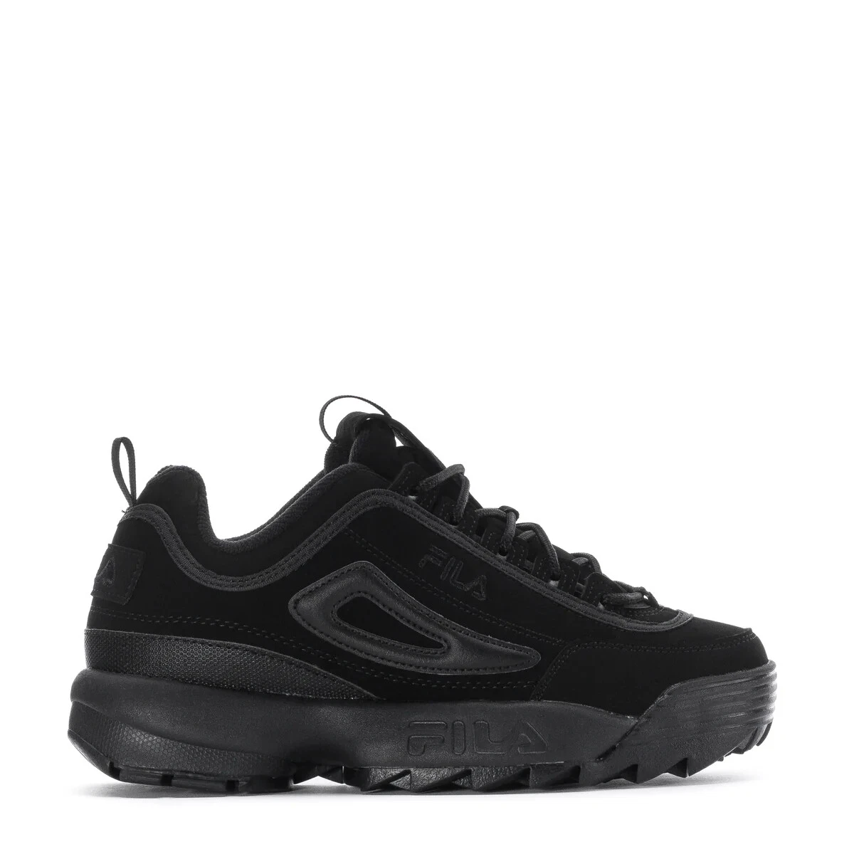 All black fila disruptor sales