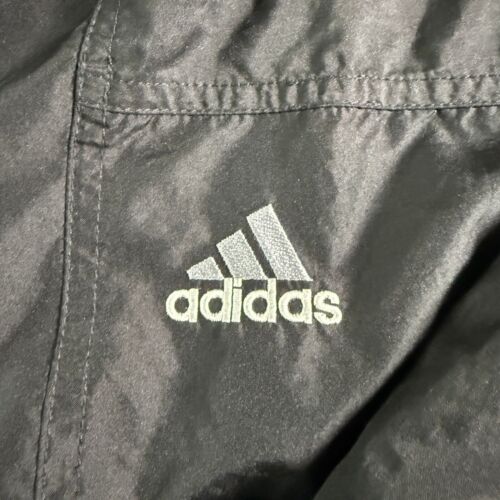 Chaqueta cortavientos suéter Adidas de colección 1/2 cremallera con capucha ligera negra L - Imagen 4 de 12