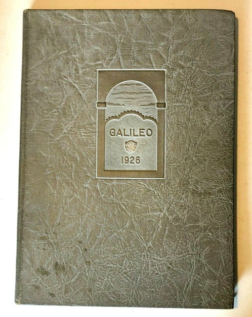 Vintage Yearbook 1926 Galileo High School San Francisco CA 'The
