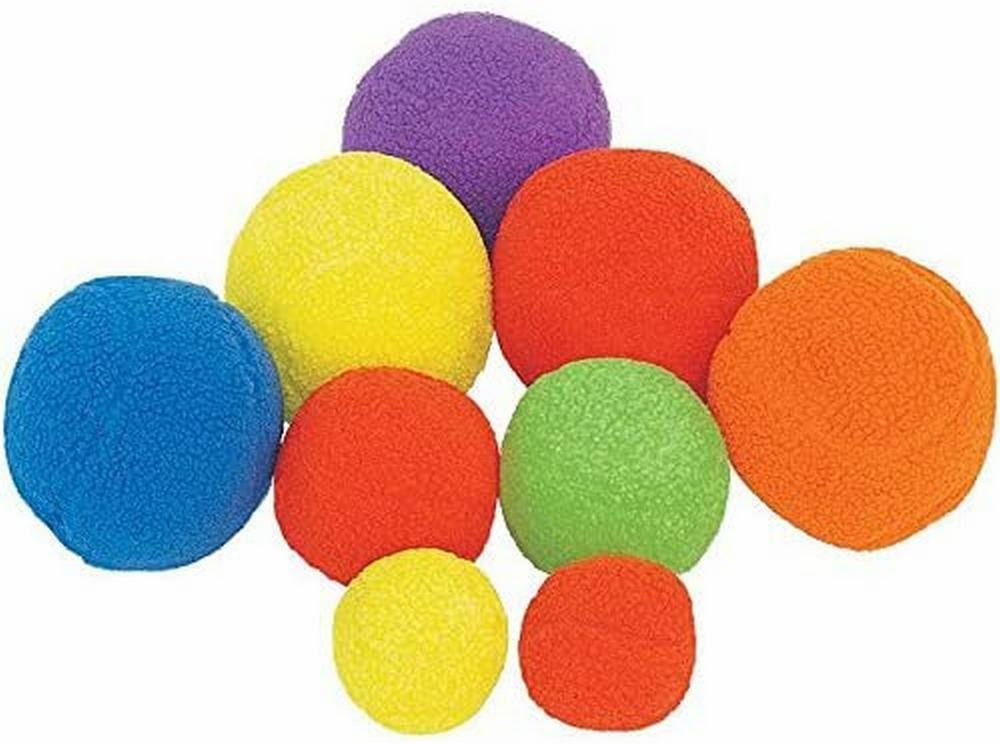 SET 6 PELOTAS BLANDAS MOTRICIDAD PRIMARIA 7.50 CM (25634)