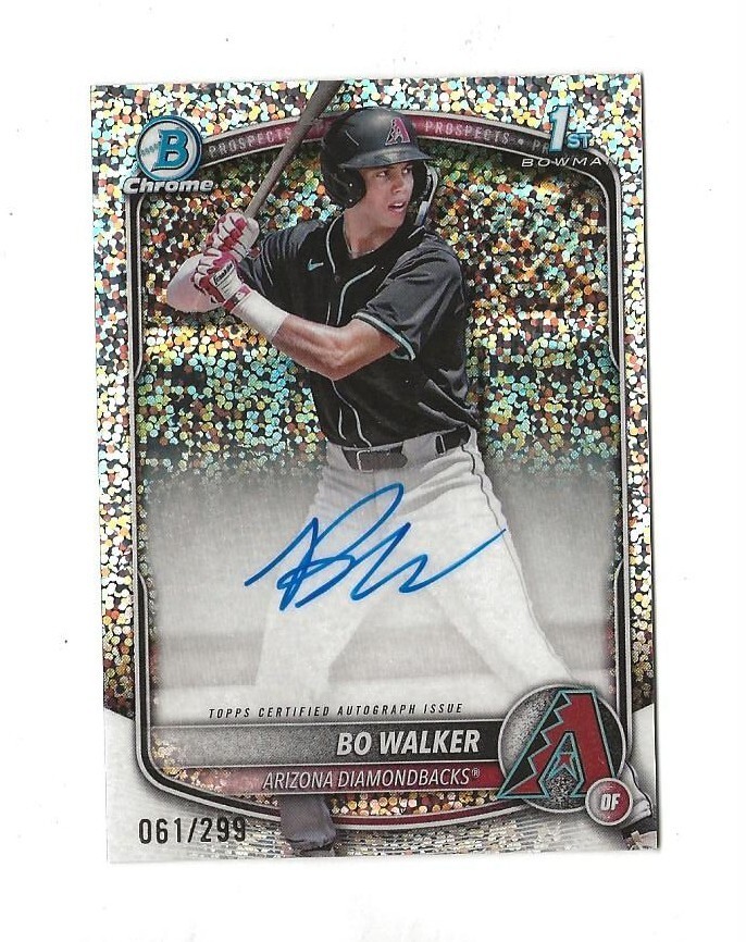 2025 Bowman BO WALKER 1st Bowman Autographed 1st Bowman #061