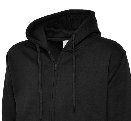 Premium Kapuzenjacke schwarz Sweatjacke Hoodie Sweatshirt TOP Verarbeitung - Bild 2 von 5