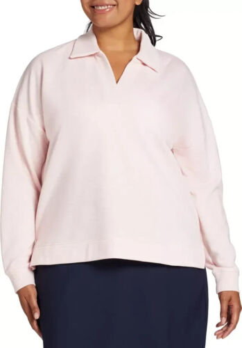 Lady Hagen Sweater Women's Size XXL Long Sleeve Golf Polo V-Neck Lightweight NEW - Picture 11 of 11