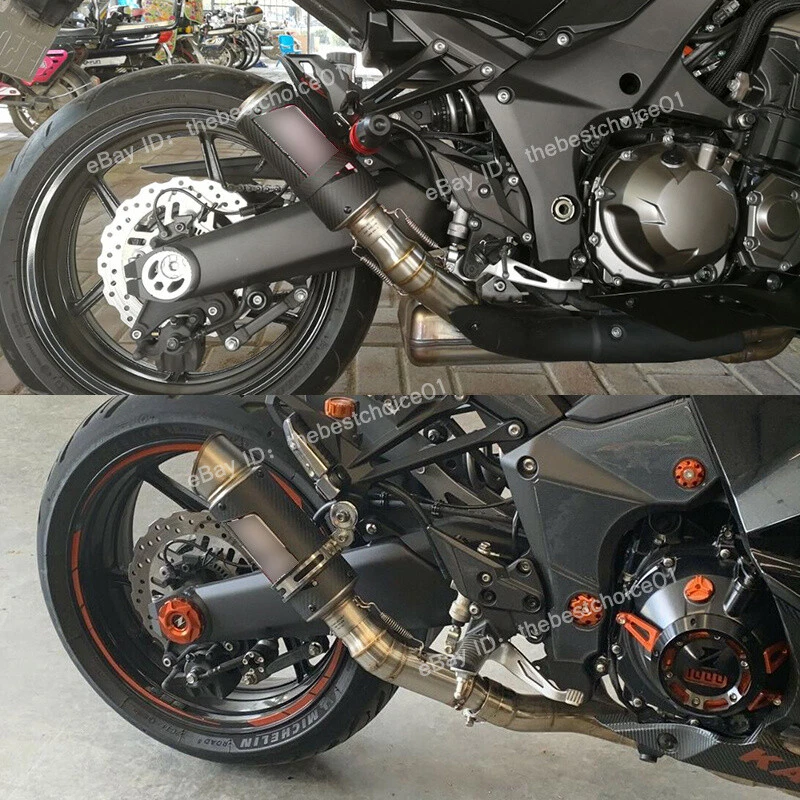 Tubo de escape de enlace medio antideslizante para Kawasaki Z1000 Ninja 1000 2010-2023 para motocicleta Foto 2 de 4