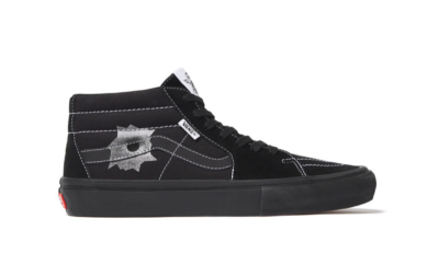 Nate Lowman × Supreme × Vans Skate Grosso Mid Black