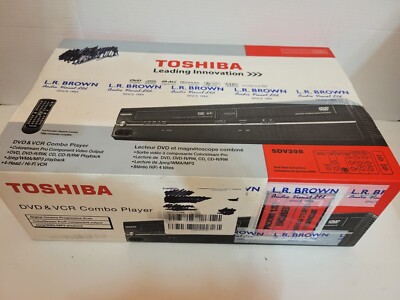 Toshiba SD-V398 DVD Player VCR Combo VHS Recorder - BRAND NEW