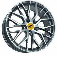 19 Zoll MAM RS4 Alufelgen Palladium Front Polish 5x112 für VW Passat Variant 3C