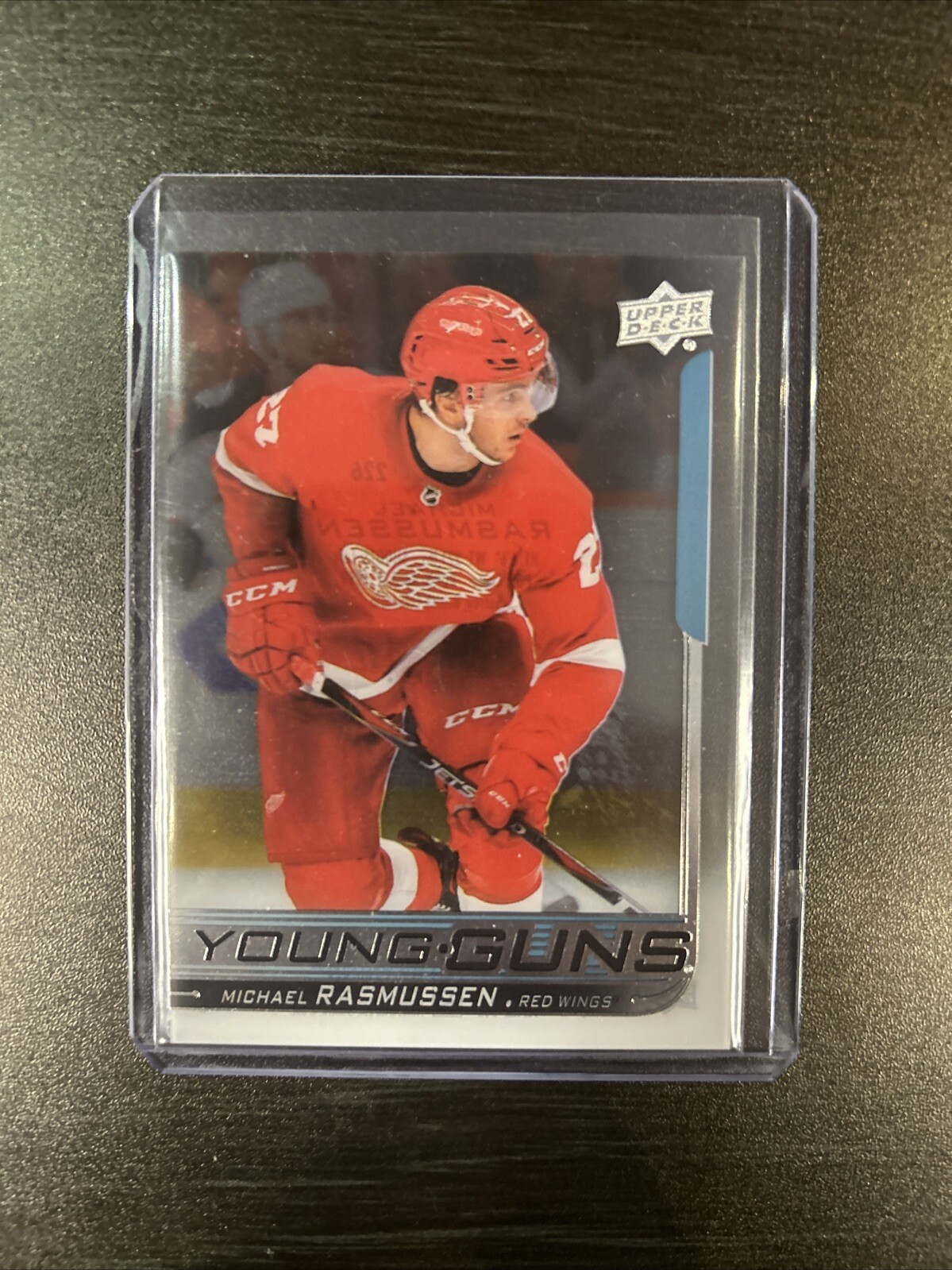 2018-19 Upper Deck Young Guns Clear Cut Michael Rasmussen #226 Rookie RC