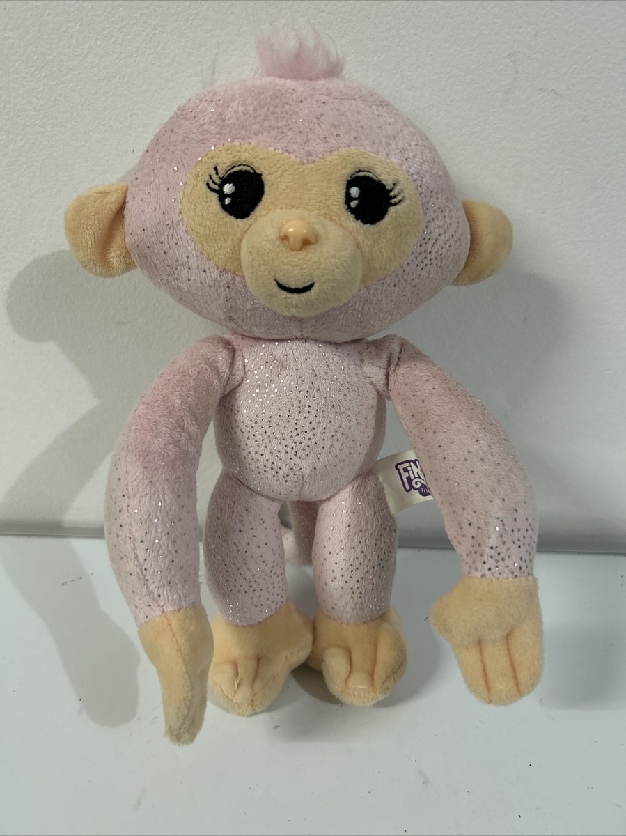 2017 Fingerling Plush Pink Glitter Monkey W/Moveable Arms Makes
