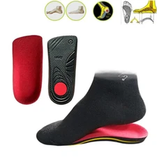 Orthotic Shoe Insoles Inserts Flat Feet High Arch Support for Plantar Fasciitis