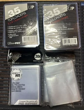 Bundle of Top Loaders and Inner Sleeves for Trading Cards
