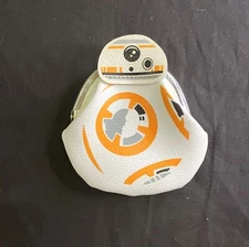 Brand NEW Star Wars BioWorld Faux Leather BB8 Coin Purse with Clasp