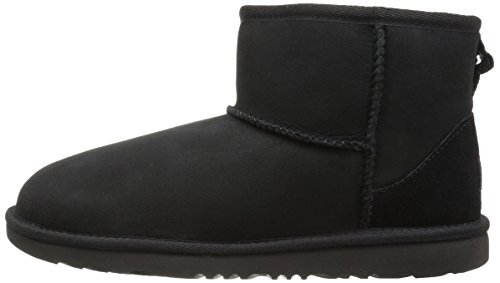 Ugg Niño Botas Ultra MINI de Ante Con Interno En Abrigo de Piel Negro