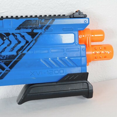 NERF Rival XVI-1200 Blue 2015 Soft Foam Ball Toy Gun Pump