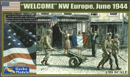Gecko Models WWII 'WELCOME' NW Europe, June 1944 Liberation Figures 1/35 350044 - Picture 1 of 3
