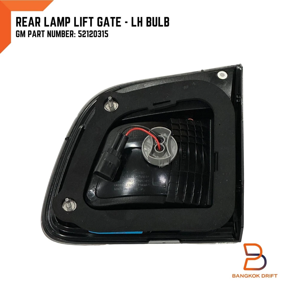 REAR LH TAIL LAMP LIGHT LIFT GATE INNER FOR CHEVROLET TRAILBLAZER 12-22 52120315 - Image 4 of 4